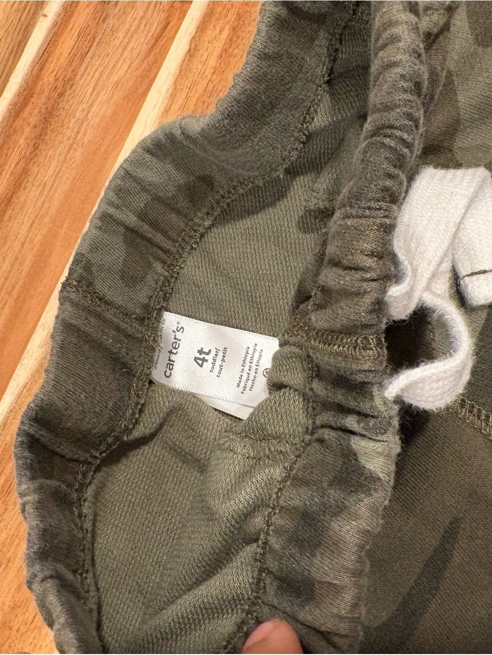 Carter's Camo Joggers & Tan Pull-On Chinos - size 4T - Picture 8 of 8
